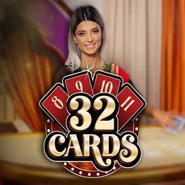 Official Live Casino logo: 32 Cards by Ezugi at Supraplay Casino