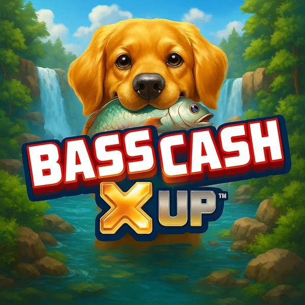 Bass Cash X UP game by Alchemy Gaming – logo hosted on Supraplay Casino
