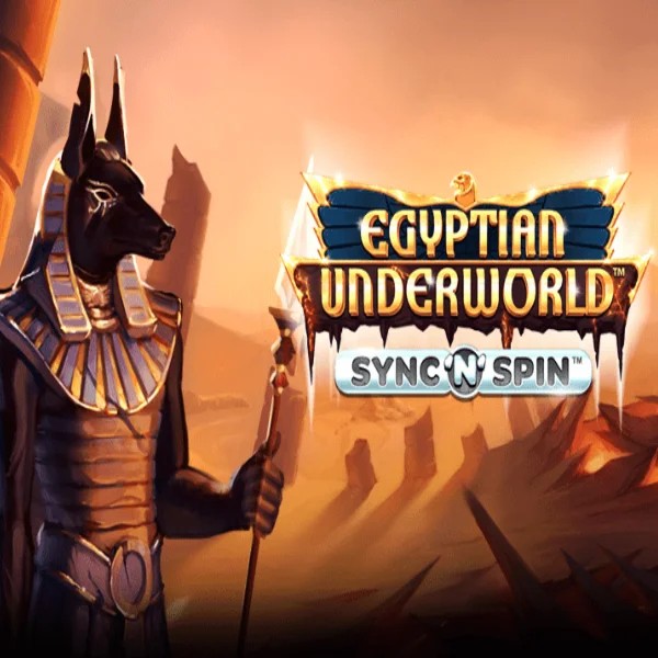 Egyptian Underworld slot logo by Greentube at Supraplay Casino