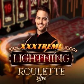Live Casino logo of XXXtreme Lightning Roulette from Evolution at Supraplay Casino